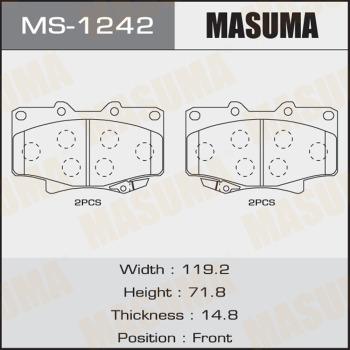 MASUMA MS-1242 - Əyləc Başlığı Dəsti furqanavto.az