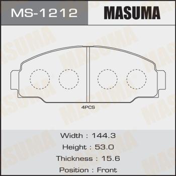 MASUMA MS-1212 - Əyləc Başlığı Dəsti furqanavto.az