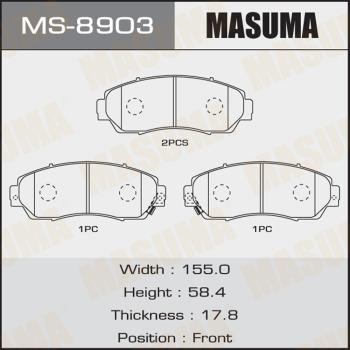 MASUMA MS-8903 - Əyləc Başlığı Dəsti furqanavto.az