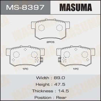MASUMA MS-8397 - Əyləc Başlığı Dəsti furqanavto.az
