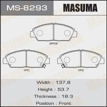 MASUMA MS-8293 - Əyləc Başlığı Dəsti furqanavto.az