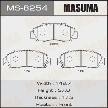 MASUMA MS-8254 - Əyləc Başlığı Dəsti furqanavto.az