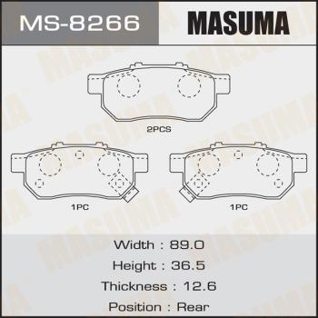 MASUMA MS-8266 - Əyləc Başlığı Dəsti furqanavto.az