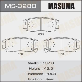 MASUMA MS-3280 - Əyləc Başlığı Dəsti furqanavto.az
