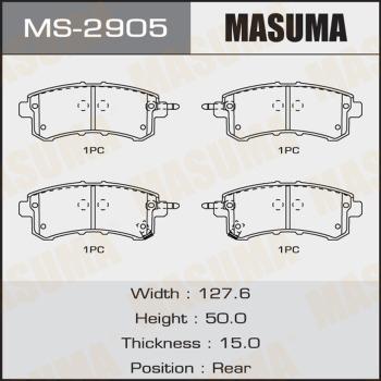 MASUMA MS-2905 - Əyləc Başlığı Dəsti furqanavto.az