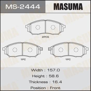 MASUMA MS-2444 - Əyləc Başlığı Dəsti furqanavto.az