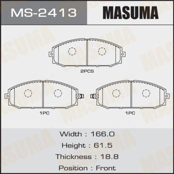 MASUMA MS-2413 - Əyləc Başlığı Dəsti furqanavto.az