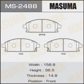 MASUMA MS-2488 - Əyləc Başlığı Dəsti furqanavto.az