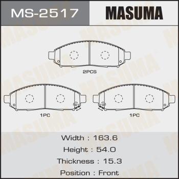 MASUMA MS-2517 - Əyləc Başlığı Dəsti furqanavto.az
