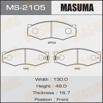 MASUMA MS-2105 - Əyləc Başlığı Dəsti furqanavto.az