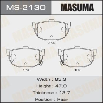 MASUMA MS-2130 - Əyləc Başlığı Dəsti furqanavto.az