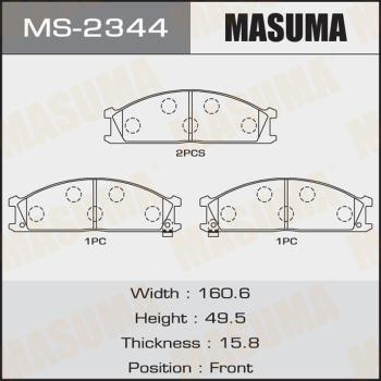 MASUMA MS-2344 - Əyləc Başlığı Dəsti furqanavto.az