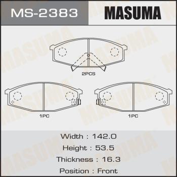 MASUMA MS-2383 - Əyləc Başlığı Dəsti furqanavto.az