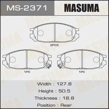 MASUMA MS-2371 - Əyləc Başlığı Dəsti furqanavto.az