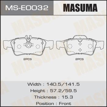 MASUMA MS-E0032 - Əyləc Başlığı Dəsti furqanavto.az