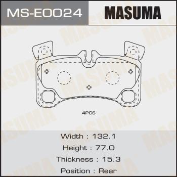 MASUMA MS-E0024 - Əyləc Başlığı Dəsti furqanavto.az