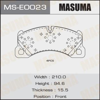 MASUMA MS-E0023 - Əyləc Başlığı Dəsti furqanavto.az