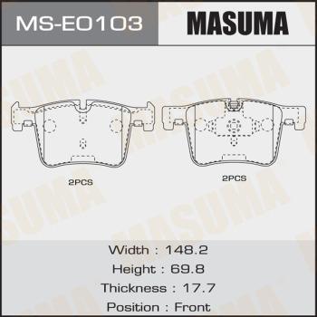 MASUMA MS-E0103 - Əyləc Başlığı Dəsti furqanavto.az