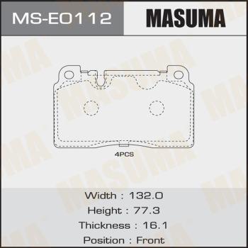 MASUMA MS-E0112 - Əyləc Başlığı Dəsti furqanavto.az