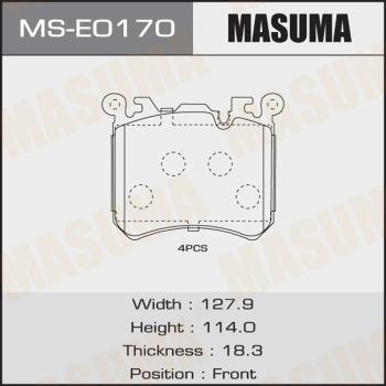 MASUMA MS-E0170 - Əyləc Başlığı Dəsti furqanavto.az