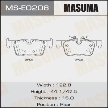 MASUMA MS-E0208 - Əyləc Başlığı Dəsti www.furqanavto.az