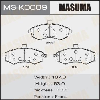 MASUMA MS-K0009 - Əyləc Başlığı Dəsti furqanavto.az