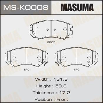 MASUMA MS-K0008 - Əyləc Başlığı Dəsti furqanavto.az