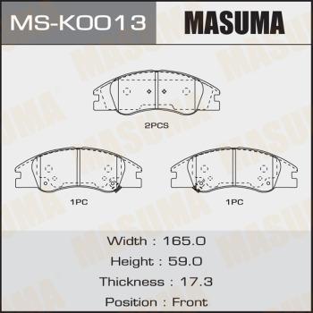 MASUMA MS-K0013 - Əyləc Başlığı Dəsti furqanavto.az