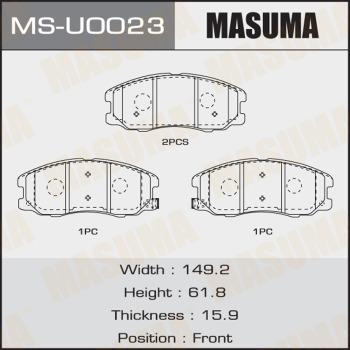 MASUMA MS-U0023 - Əyləc Başlığı Dəsti furqanavto.az