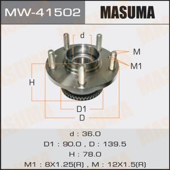 MASUMA MW41502 - Təkər Qovşağı furqanavto.az