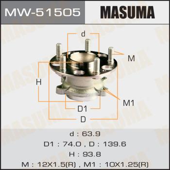 MASUMA MW-51505 - Təkər Qovşağı furqanavto.az