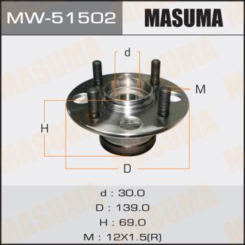 MASUMA MW-51502 - Təkər Qovşağı furqanavto.az