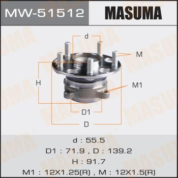 MASUMA MW51512 - Təkər Qovşağı furqanavto.az