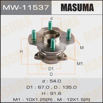 MASUMA MW-11537 - Təkər Qovşağı furqanavto.az