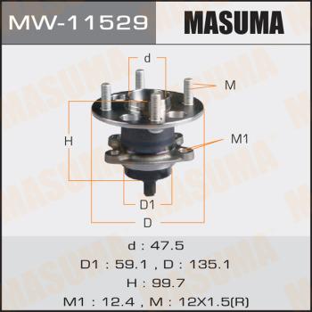 MASUMA MW11529 - Təkər Qovşağı furqanavto.az