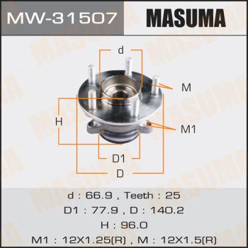 MASUMA MW-31507 - Təkər Qovşağı furqanavto.az