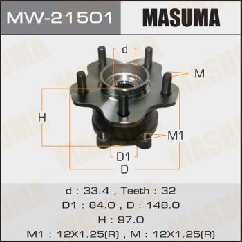 MASUMA MW-21501 - Təkər Qovşağı furqanavto.az