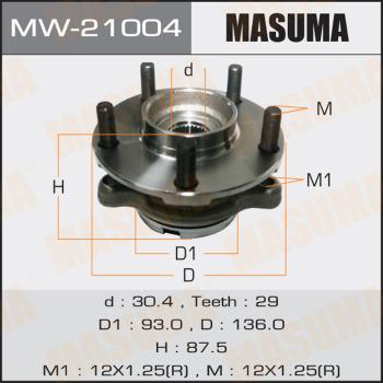 MASUMA MW-21004 - Təkər Qovşağı furqanavto.az