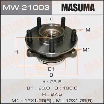 MASUMA MW-21003 - Təkər Qovşağı furqanavto.az