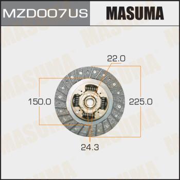 MASUMA MZD007US - Debriyaj diski furqanavto.az