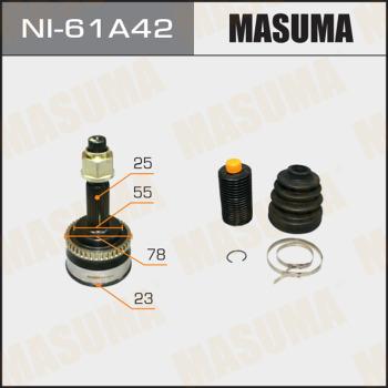 MASUMA NI-61A42 - Birləşmə dəsti, ötürücü val furqanavto.az
