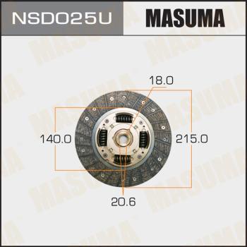 MASUMA NSD025U - Debriyaj diski furqanavto.az