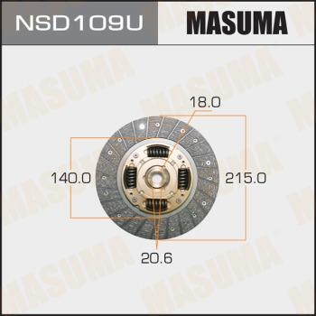 MASUMA NSD109U - Debriyaj diski furqanavto.az