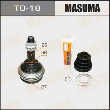 MASUMA TO-18 - Birləşmə dəsti, ötürücü val furqanavto.az