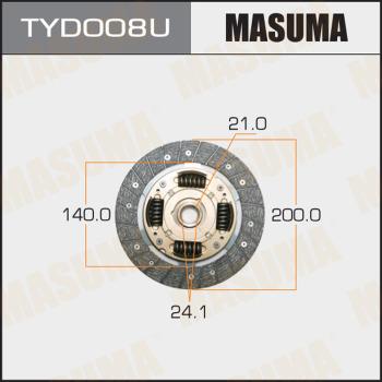 MASUMA TYD008U - Debriyaj diski furqanavto.az