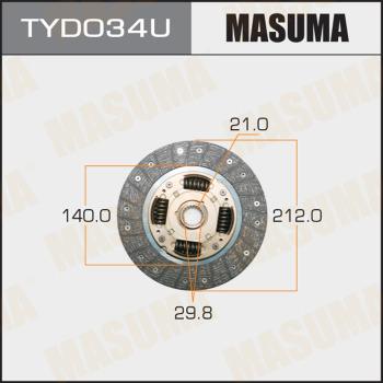 MASUMA TYD034U - Debriyaj diski furqanavto.az