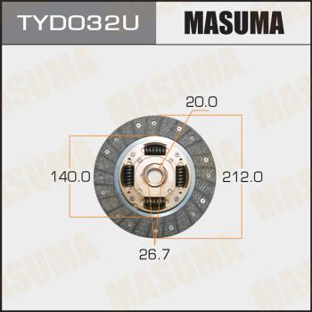 MASUMA TYD032U - Debriyaj diski furqanavto.az
