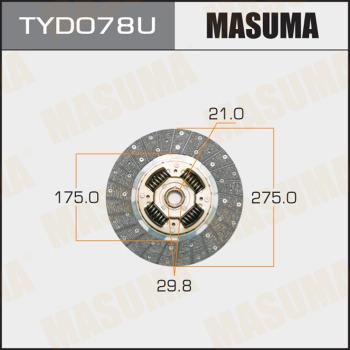MASUMA TYD078U - Debriyaj diski furqanavto.az