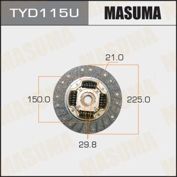 MASUMA TYD115U - Debriyaj diski furqanavto.az
