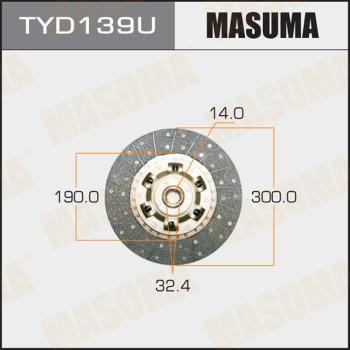 MASUMA TYD139U - Debriyaj diski furqanavto.az